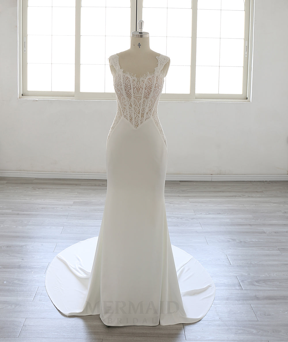 New Sweetheart Court Train Beaded 2 in 1 detachable Wedding Dress 2025