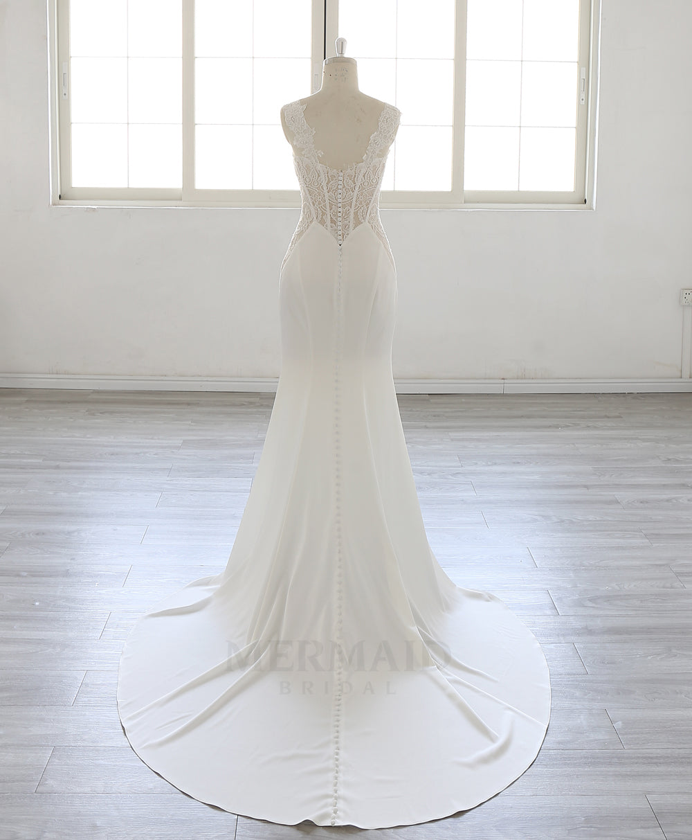 New Sweetheart Court Train Beaded 2 in 1 detachable Wedding Dress 2025