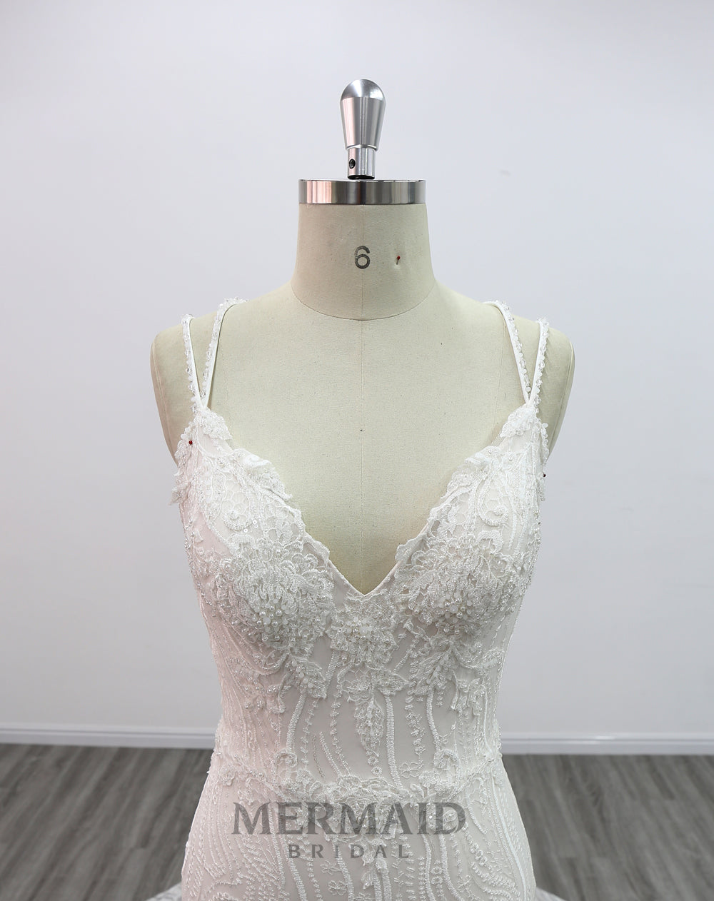 Backless beading lace Mermaid Wedding Dress
