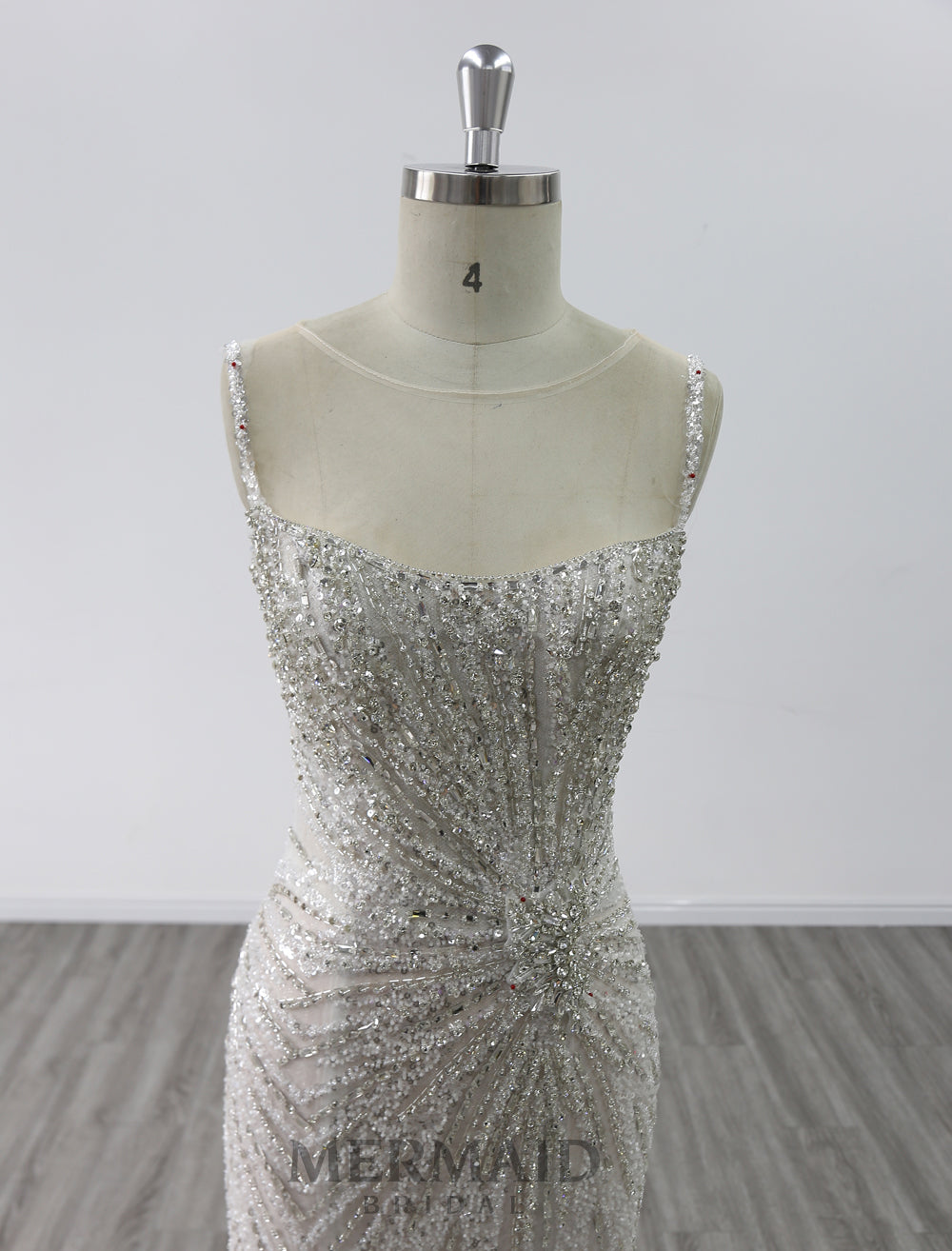 New Heavy Beading Mermaid Wedding Dress