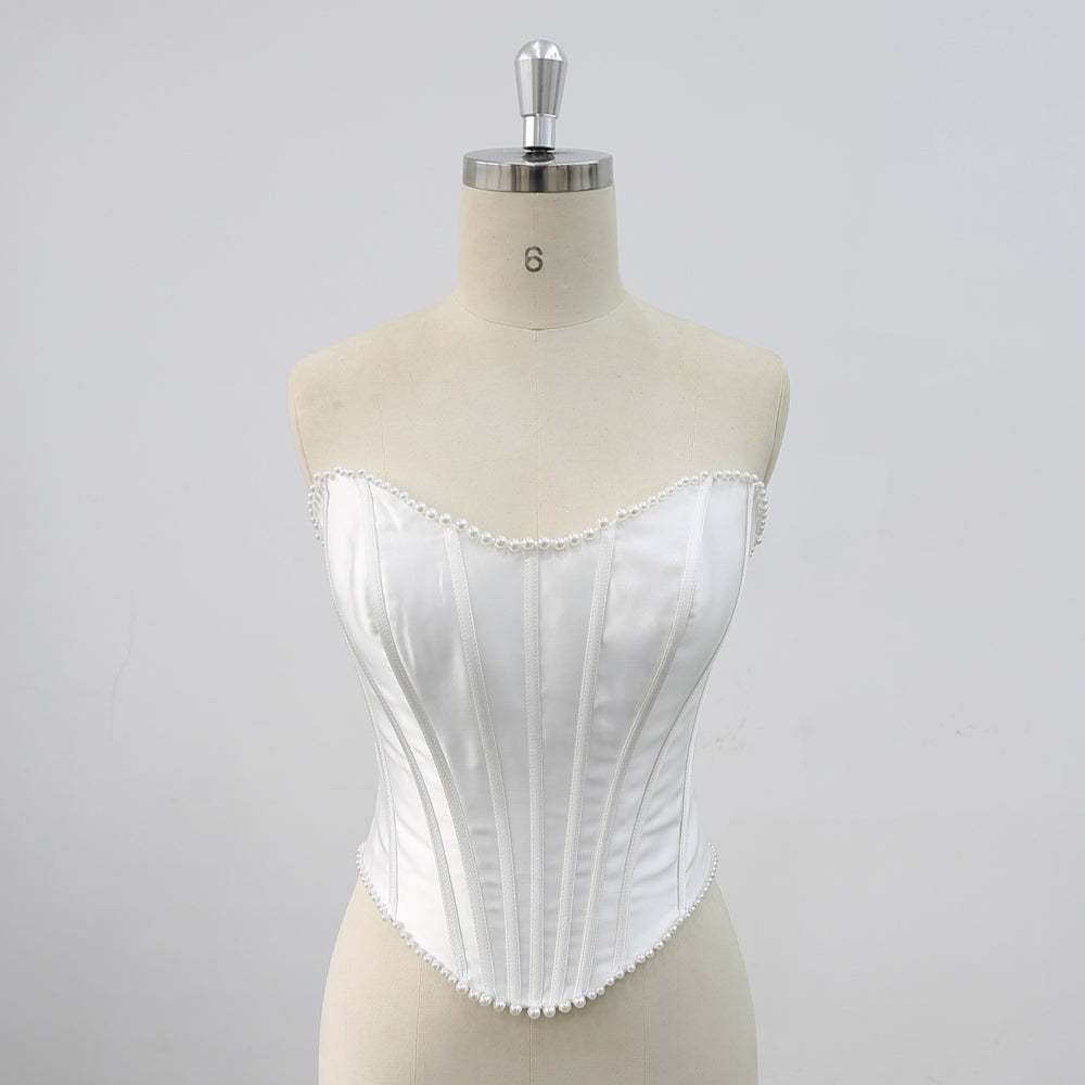 New Corset With Bones Wedding Dress Inner Wear Grils Shapewear Body Restraint Bodice Of Bride