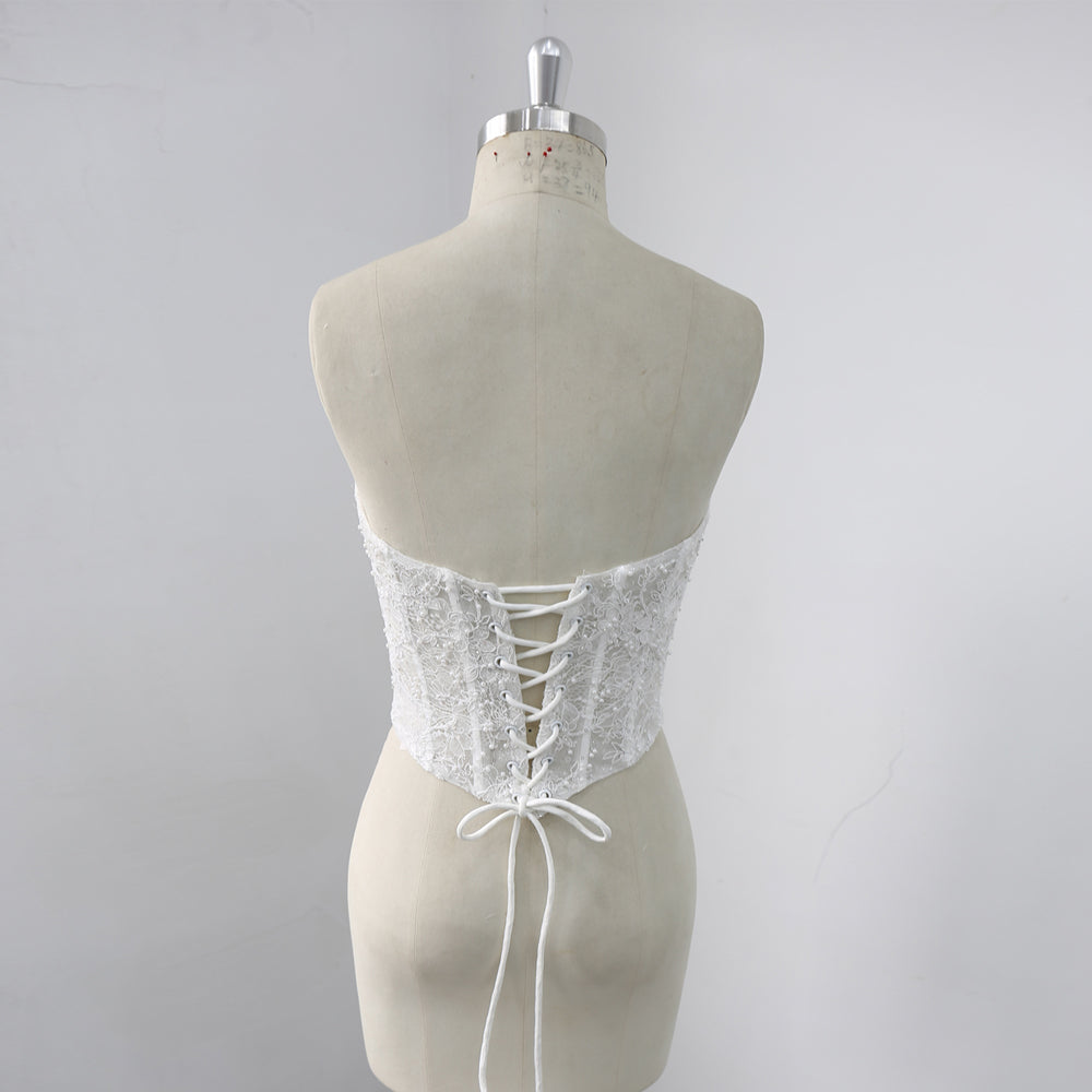 Lace Corset With Bones Wedding Dress Inner Wear Grils Shapewear Body Restraint Bodice Of Bride