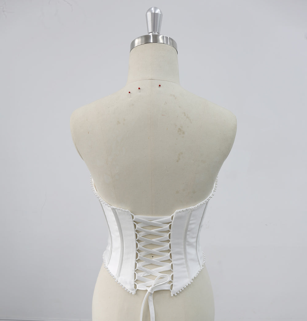 New Corset With Bones Wedding Dress Inner Wear Grils Shapewear Body Restraint Bodice Of Bride