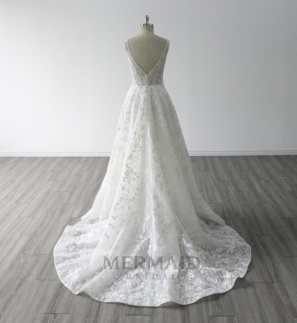 Graceful Elegance A-line gown - IRA'S BRIDAL STUDIO