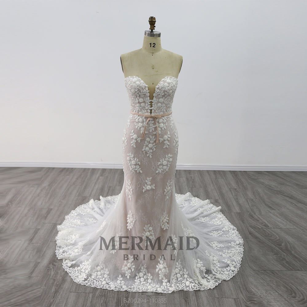 New Lace Mermaid Wedding Dress
