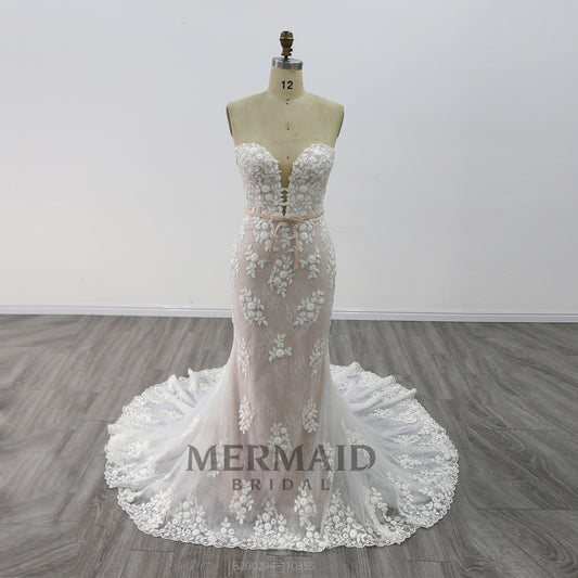 New Lace Mermaid Wedding Dress
